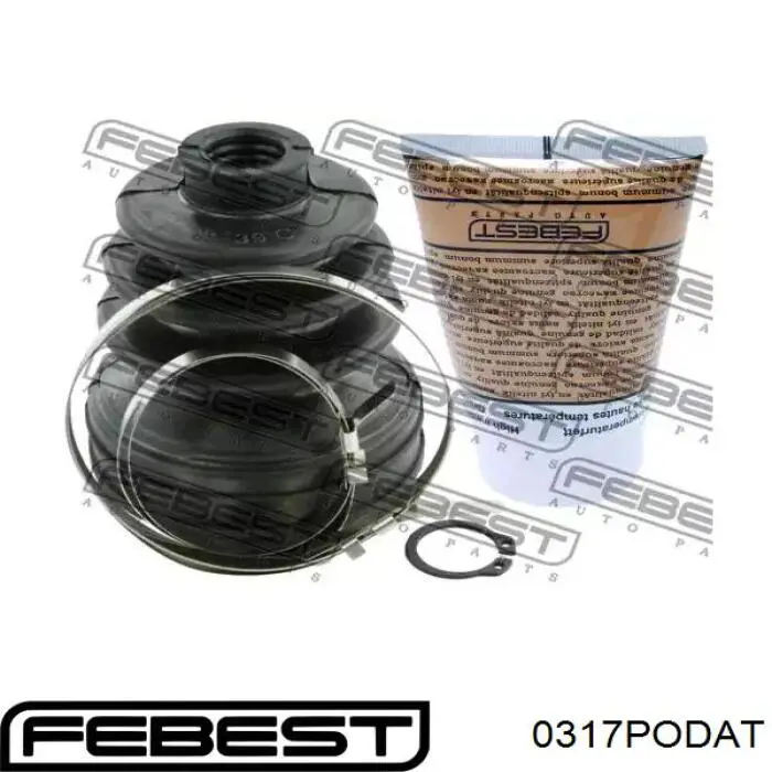 Пильник ШРУСа зовнішній 0317PODAT Febest