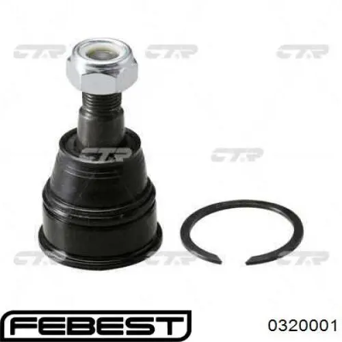 Купити 0320001 Febest Кульова опора, нижня