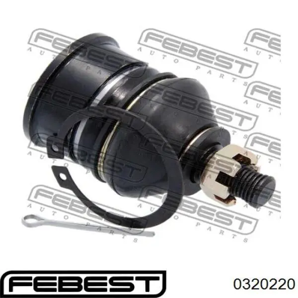 Кульова опора, нижня Febest 0320220 ціна, від 10.05 USD