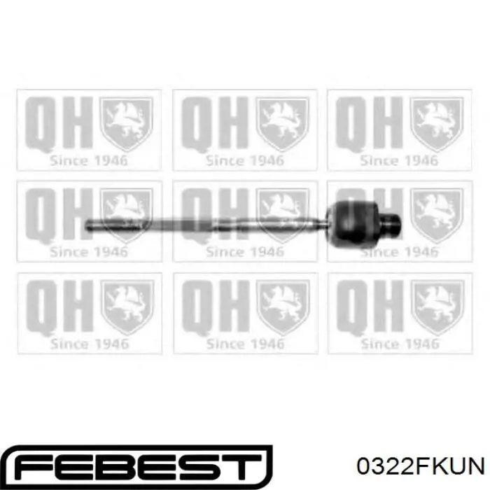 Тяга рульова права Febest 0322FKUN ціна, від 13.27 USD