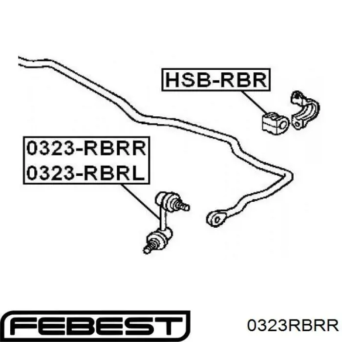 CL0197 CTR Тяга переднього стабілізатора