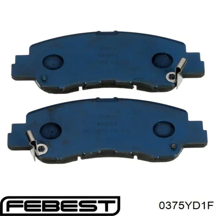 Купити 0375YD1F Febest Ремкомплект переднього супорту