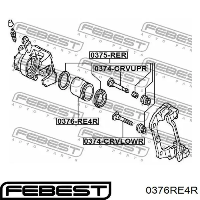 Поршень супорту гальмівного, заднього Honda 45216TL0G51