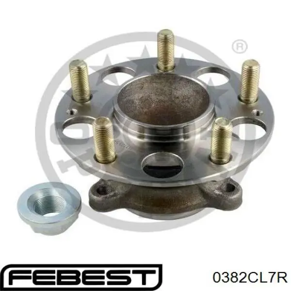 Купити 0382CL7R Febest Підшипник ступиці колеса