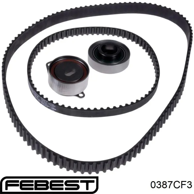 Купити 0387CF3 Febest Натягувач ременя балансировочного вала