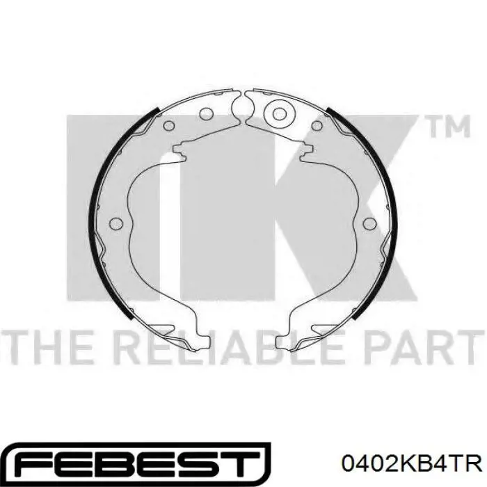 Гальма робочі задні ножні і гальмівні барабани Febest 0402KB4TR