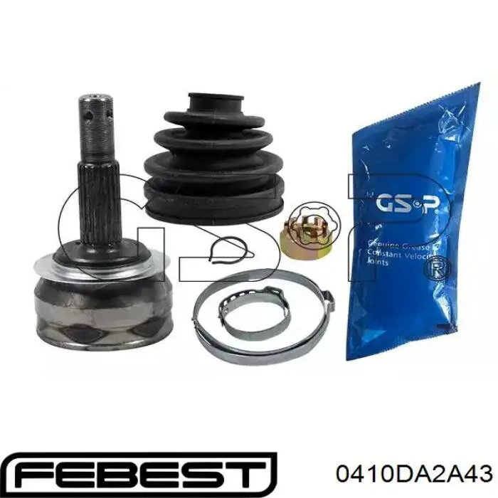 0410DA2A43 Febest Граната зовнішня