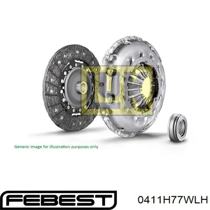 ШРУС внутрішній, передній, лівий Febest 0411H77WLH