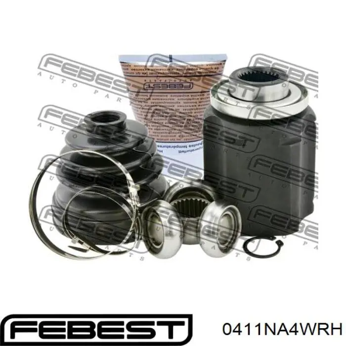 ШРКШ внутрішній, передній, правий Febest 0411NA4WRH ціна, від 61.02 USD