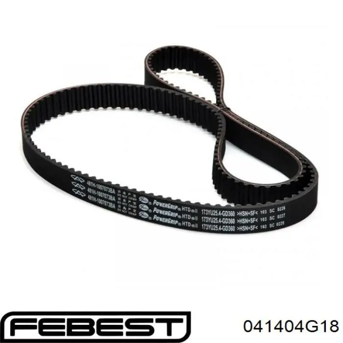 ГРМ ремінь Febest 041404G18