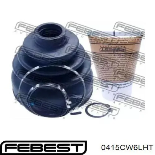 Купити 0415CW6LHT Febest Пильник ШРКШ внутрішній, лівий