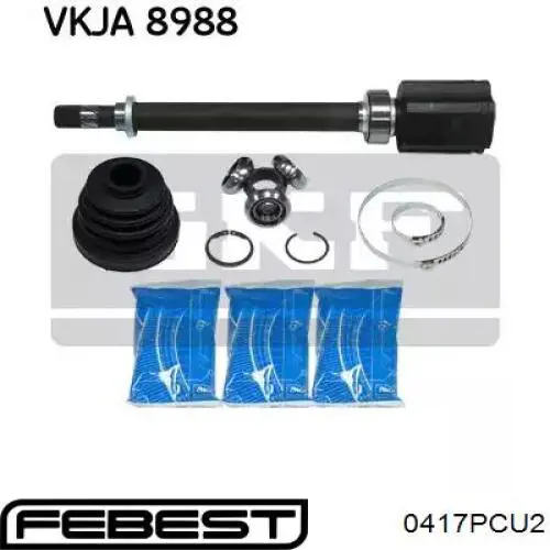 Пильник ШРУСа зовнішній 0417PCU2 Febest