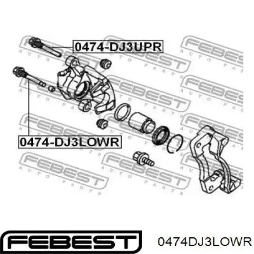 Направляюча супорту заднього, верхня Q-fix Q0940071 ціна, від 6.34 USD