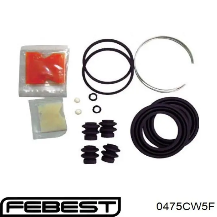 Ремкомплект переднього супорту 0475CW5F Febest