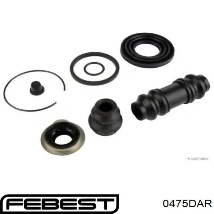 Купити 0475DAR Febest Супорт гальмівного, заднього