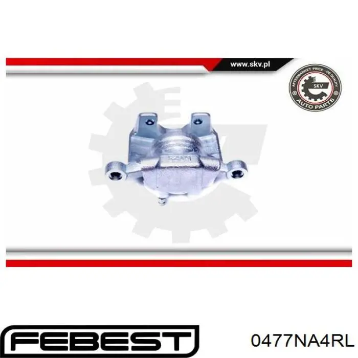 Супорт задній лівий 0477NA4RL Febest