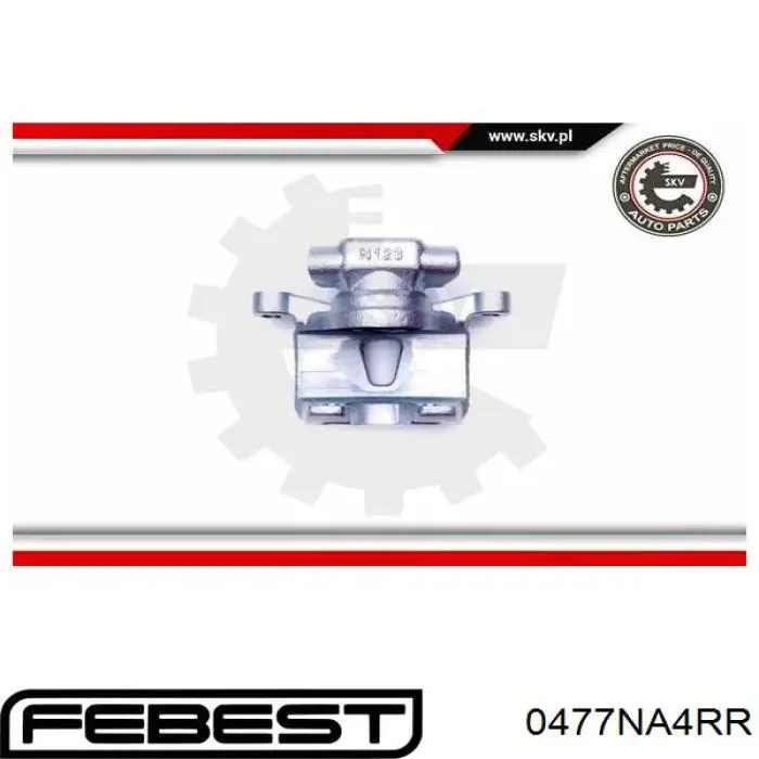 Супорт задній правий 0477NA4RR Febest