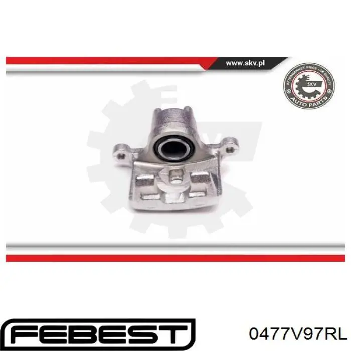 Супорт задній лівий 0477V97RL Febest