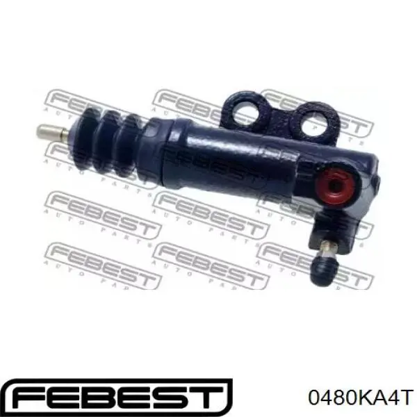 Циліндр зчеплення, робочий Febest 0480KA4T
