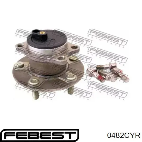 Задня маточина 0482CYR Febest