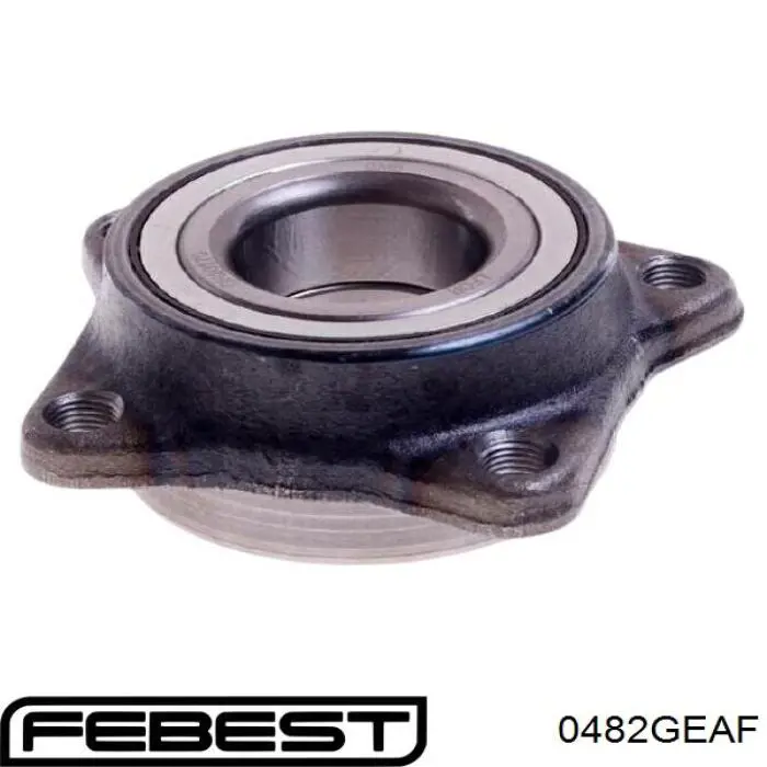 Купити 0482GEAF Febest Підшипник ступиці передньої