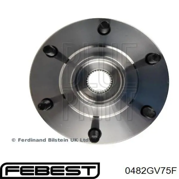 Підшипник маточини Febest 0482GV75F