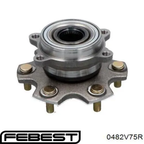 Купити 0482V75R Febest Підшипник ступиці колеса