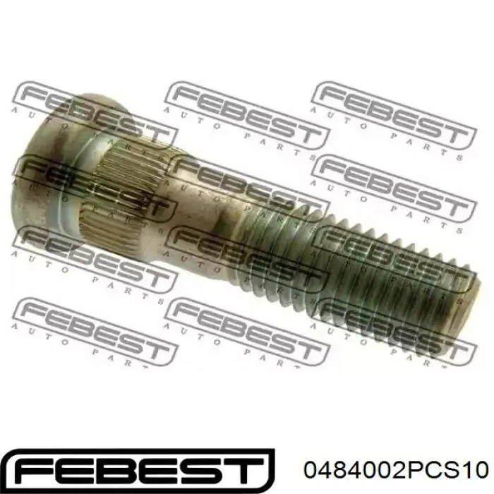 Шпилька маточини колеса задня Febest 0484002PCS10 ціна, від 1.98 USD