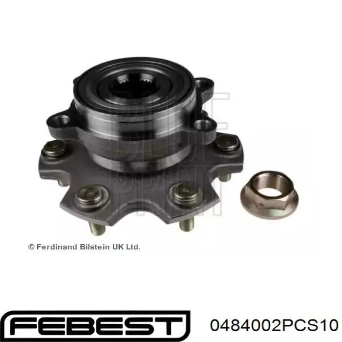 Купити 0484002PCS10 Febest Шпилька колісна, задня