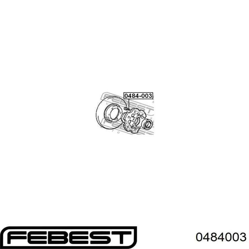 Шпилька колісна, передня Q3760042 Q-fix