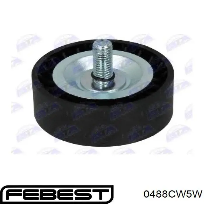 Купити 0488CW5W Febest Ролик приводного ременя, паразитний