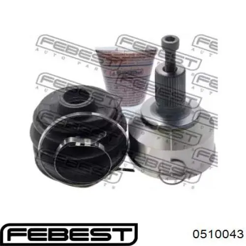 0510043 Febest Граната зовнішня