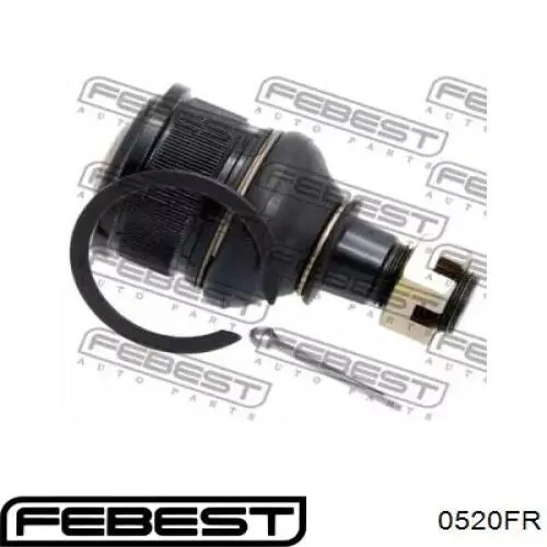 Кульова опора, нижня Febest 0520FR ціна, від 4.20 USD