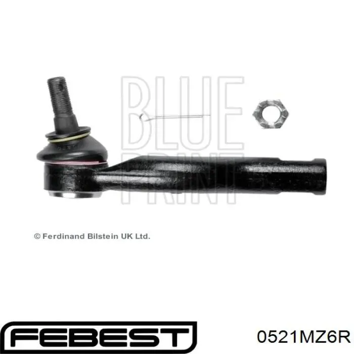 Рульовий наконечник 0521MZ6R Febest