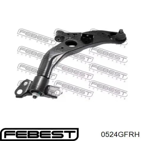 Важіль передньої підвіски нижній, правий Febest 0524GFRH ціна, від 58.45 USD