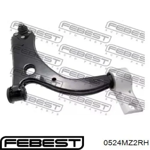 Важіль передньої підвіски нижній, правий Febest 0524MZ2RH ціна, від 56.79 USD