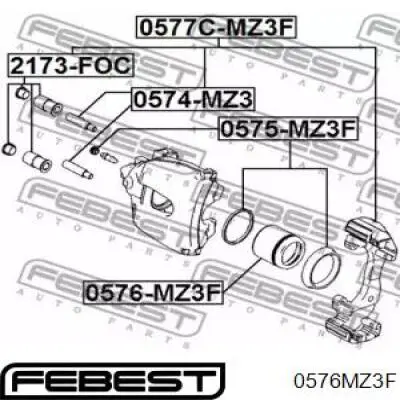 Купити 1492840 Ford Поршень супорту гальмівного, переднього