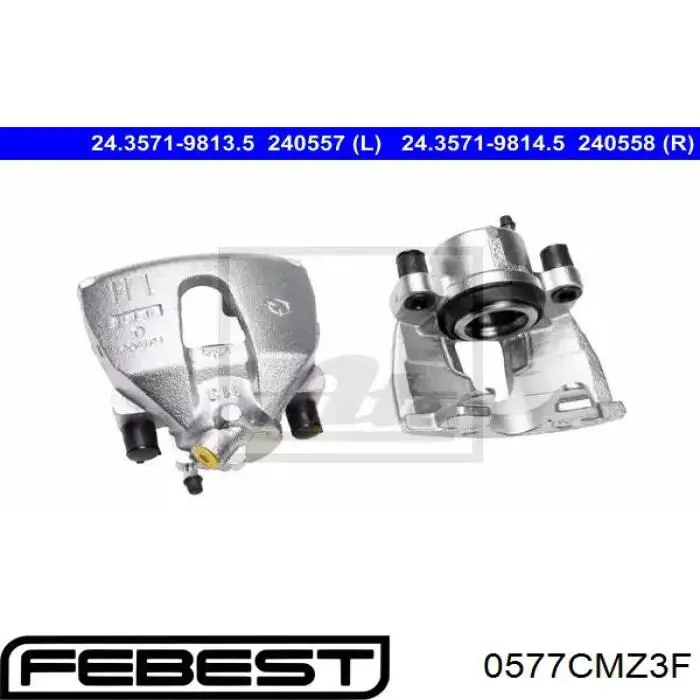 Кронштейн гальмівного супорта Febest 0577CMZ3F ціна, від 22.08 USD