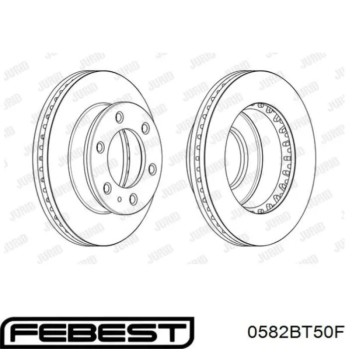 Купити 0582BT50F Febest Маточини передніх коліс