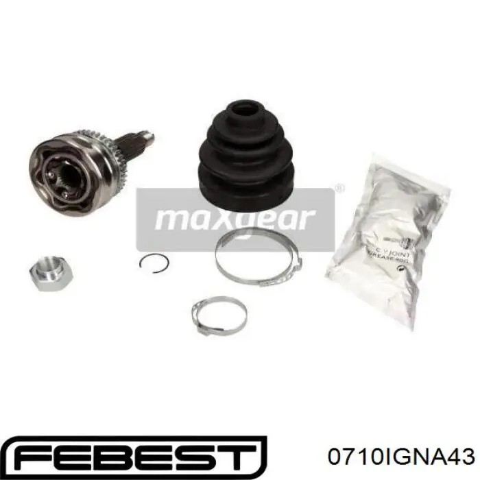 Граната колісна Febest 0710IGNA43 ціна, від 26.69 USD
