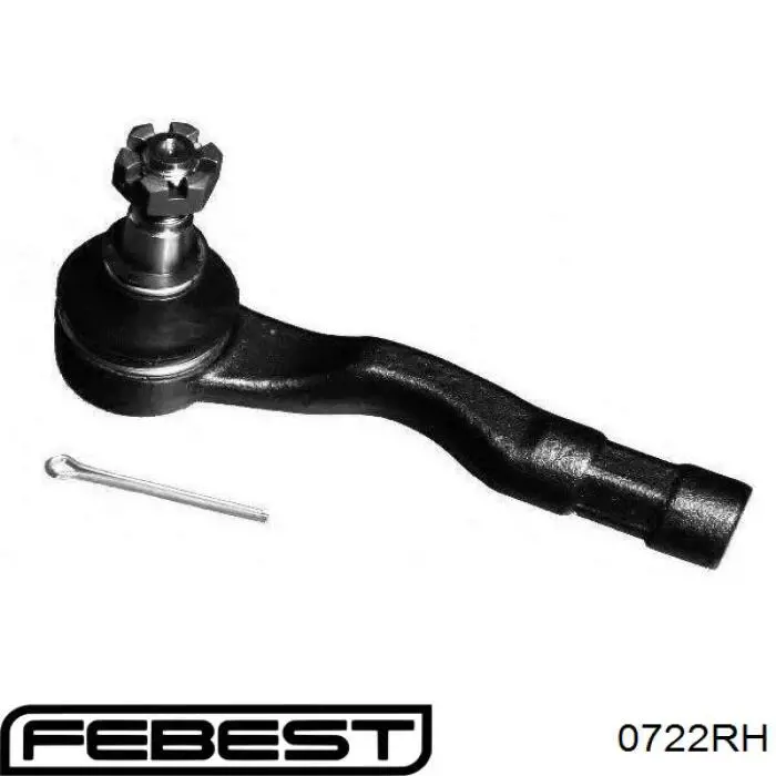 Тяга рульова поперечна Febest 0722RH ціна, від 11.34 USD