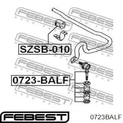 0723BALF Febest стійка стабілізатора переднього