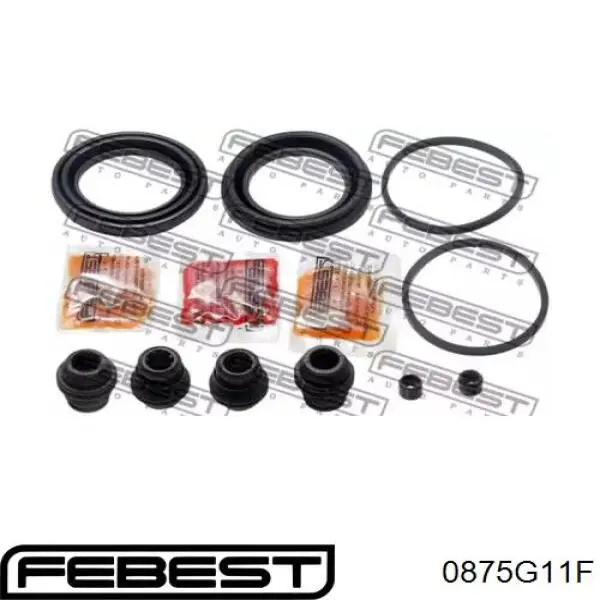 Ремкомплект супорту гальмівного переднього Febest 0875G11F ціна, від 6.00 USD