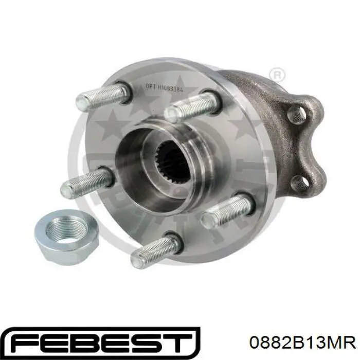 Купити 0882B13MR Febest Підшипник ступиці колеса