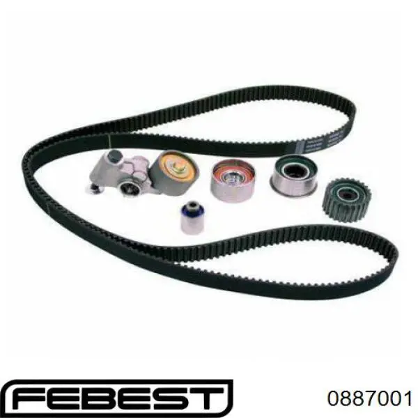 Купити 0887001 Febest Натяжний ролик