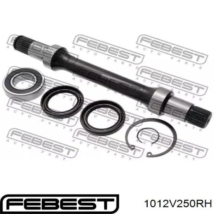 Вал приводу піввісь, проміжний Febest 1012V250RH ціна, від 70.87 USD