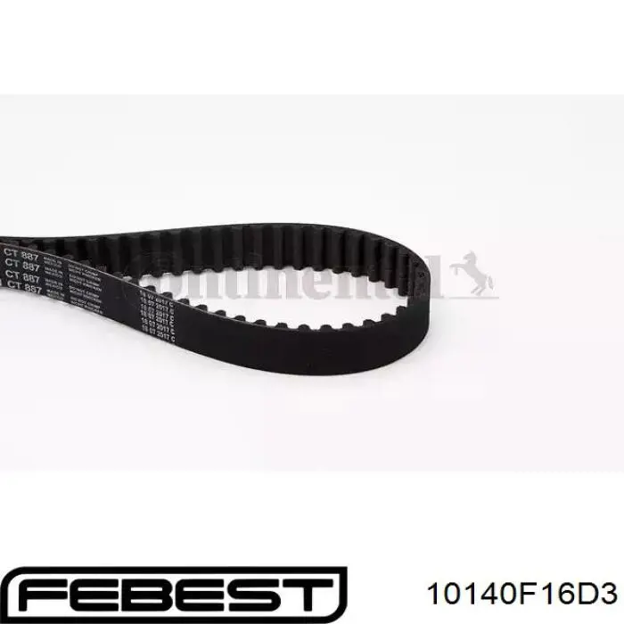 Зубчастий ремінь Febest 10140F16D3 ціна, від 11.26 USD