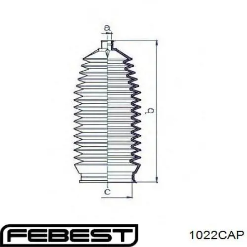 Тяга рульова Febest 1022CAP