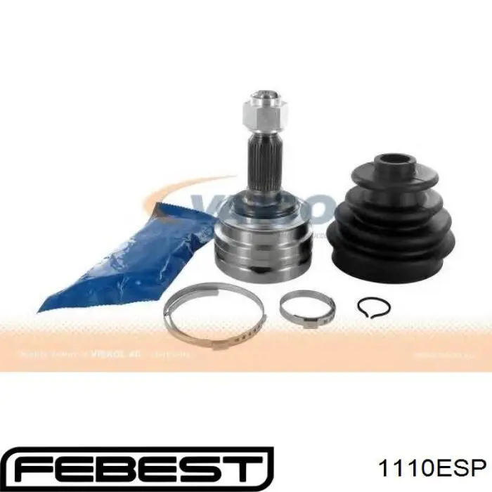 ШРУС зовнішній Febest 1110ESP
