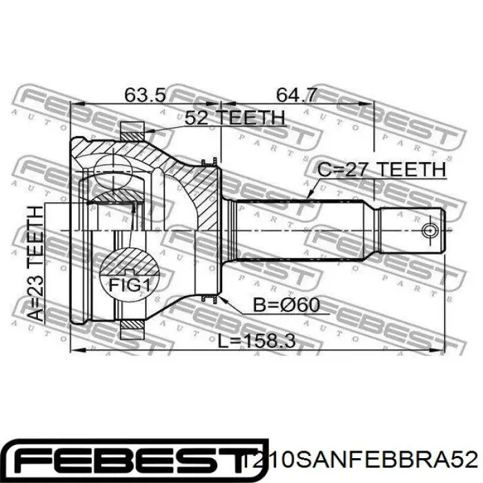  1210SANFEBBRA52 Febest